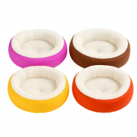 Caminha Redonda Pet Sherpa Cama Para Cães Gatos Macia Quente