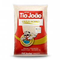 Arroz Branco Tio João Grãos Nobres 5Kg