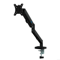 Suporte De Mesa Articulado Para Monitor De 17" A 32" Ergofirst, Ajuste Com Pistão A Gás, Preto - G16-C012