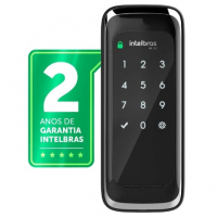 Fechadura Digital De Sobrepor Touch Screen FR 101 Preto Intelbras