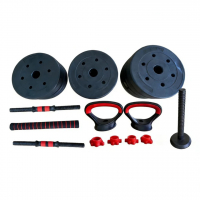 HEROI Kit Academia Em Casa 15kg/20kg Halteres Ajustáveis