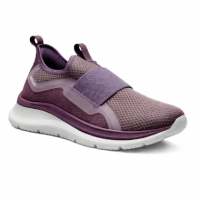 Tênis Feminino Adrun Calce Fácil Esportivo Conforto Original Purple Geométrico Br