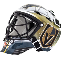 Franklin Sports Máscara De Goleiro De Hóquei Em Miniatura, Colecionável Com Logotipos E Cores Oficiais Da NHL, Com Estojo