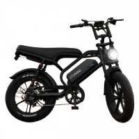 Bike Elétrica V40 Pro 1000W 2026 Aro 20 Preto