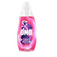 Lava-Roupas Líquido Omo Ciclo Rápido Ação Cuidado Frasco 750ml