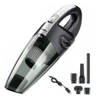 Aspirador Sem Fio 120W, Recarregável USB, Filtro Lavável, 7 Acessórios