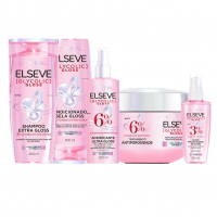 Kit Tratamento Capilar L'Oréal Paris Elseve Glycolic Gloss, Combate Porosidade, 5 Produtos